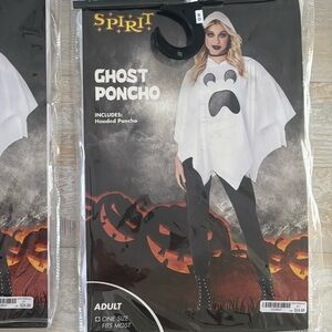 Ghost Hooded Poncho Halloween costume